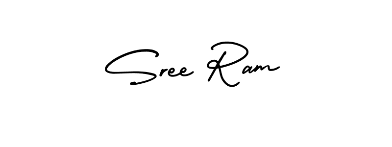 The best way (AmerikaSignatureDemo-Regular) to make a short signature is to pick only two or three words in your name. The name Sree Ram include a total of six letters. For converting this name. Sree Ram signature style 3 images and pictures png