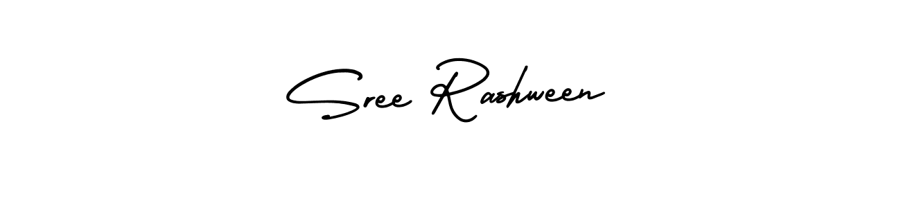 Similarly AmerikaSignatureDemo-Regular is the best handwritten signature design. Signature creator online .You can use it as an online autograph creator for name Sree Rashween. Sree Rashween signature style 3 images and pictures png