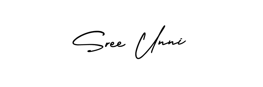 Make a beautiful signature design for name Sree Unni. Use this online signature maker to create a handwritten signature for free. Sree Unni signature style 3 images and pictures png