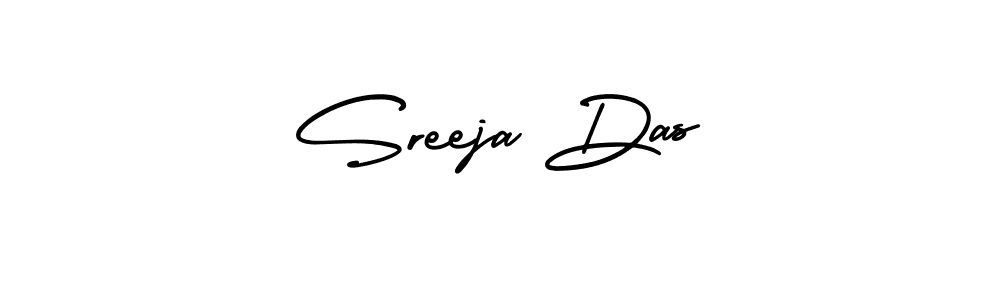 Create a beautiful signature design for name Sreeja Das. With this signature (AmerikaSignatureDemo-Regular) fonts, you can make a handwritten signature for free. Sreeja Das signature style 3 images and pictures png
