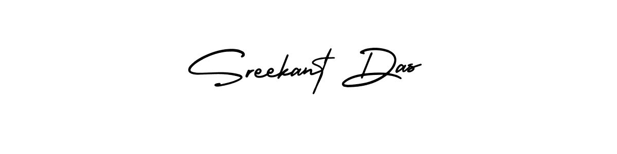 The best way (AmerikaSignatureDemo-Regular) to make a short signature is to pick only two or three words in your name. The name Sreekant Das include a total of six letters. For converting this name. Sreekant Das signature style 3 images and pictures png