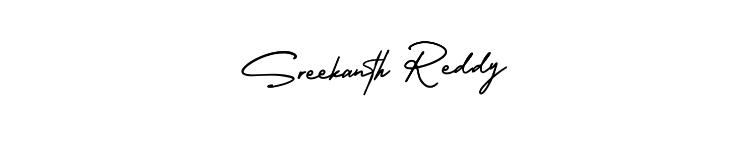 Use a signature maker to create a handwritten signature online. With this signature software, you can design (AmerikaSignatureDemo-Regular) your own signature for name Sreekanth Reddy. Sreekanth Reddy signature style 3 images and pictures png