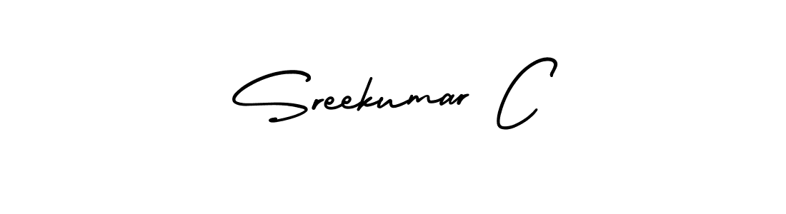 Also we have Sreekumar C name is the best signature style. Create professional handwritten signature collection using AmerikaSignatureDemo-Regular autograph style. Sreekumar C signature style 3 images and pictures png