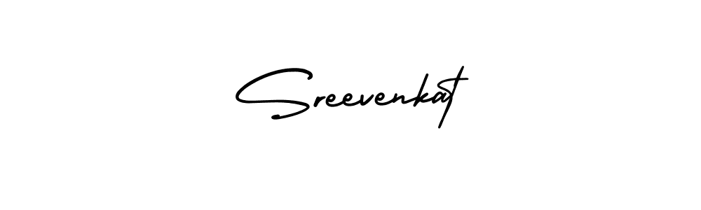 The best way (AmerikaSignatureDemo-Regular) to make a short signature is to pick only two or three words in your name. The name Sreevenkat include a total of six letters. For converting this name. Sreevenkat signature style 3 images and pictures png