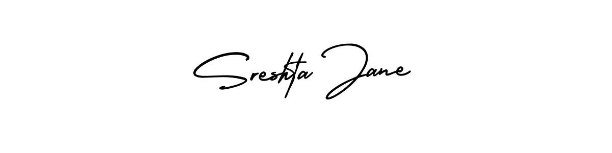 Use a signature maker to create a handwritten signature online. With this signature software, you can design (AmerikaSignatureDemo-Regular) your own signature for name Sreshta Jane. Sreshta Jane signature style 3 images and pictures png