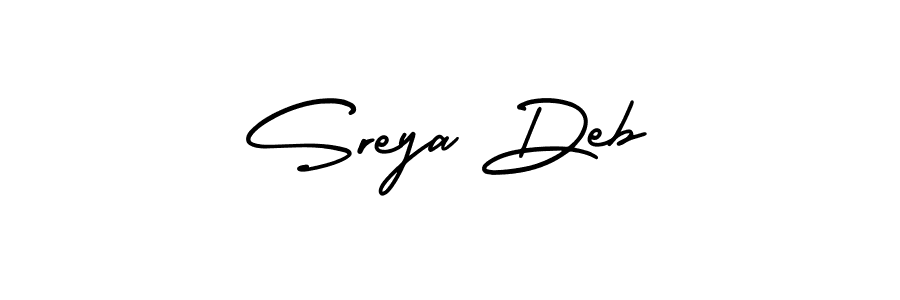 You can use this online signature creator to create a handwritten signature for the name Sreya Deb. This is the best online autograph maker. Sreya Deb signature style 3 images and pictures png