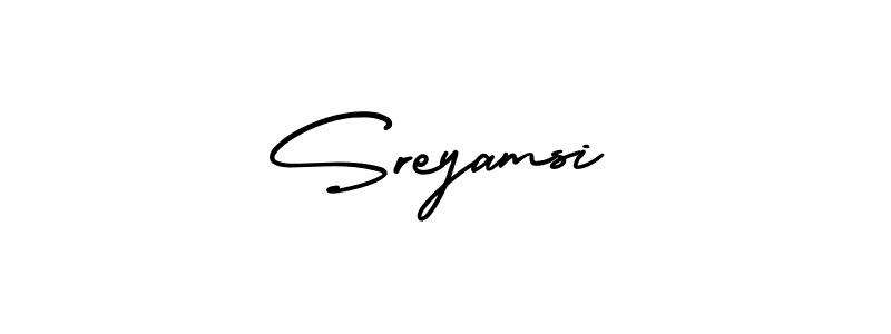 Also You can easily find your signature by using the search form. We will create Sreyamsi name handwritten signature images for you free of cost using AmerikaSignatureDemo-Regular sign style. Sreyamsi signature style 3 images and pictures png