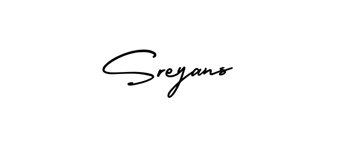 How to Draw Sreyans signature style? AmerikaSignatureDemo-Regular is a latest design signature styles for name Sreyans. Sreyans signature style 3 images and pictures png