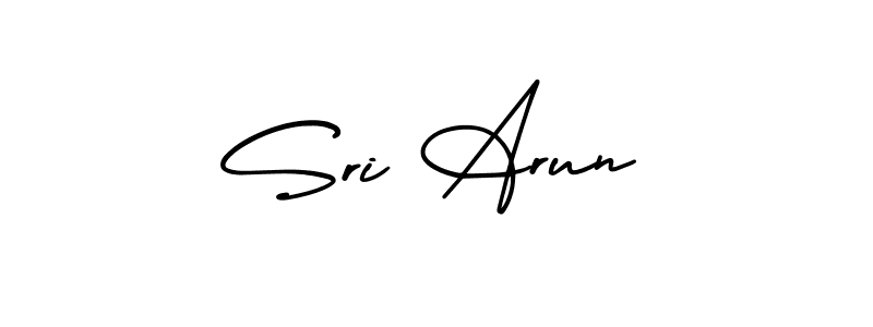 AmerikaSignatureDemo-Regular is a professional signature style that is perfect for those who want to add a touch of class to their signature. It is also a great choice for those who want to make their signature more unique. Get Sri Arun name to fancy signature for free. Sri Arun signature style 3 images and pictures png