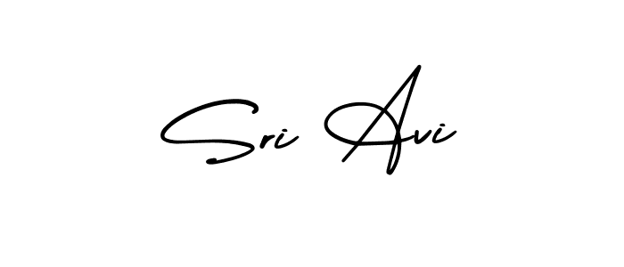 AmerikaSignatureDemo-Regular is a professional signature style that is perfect for those who want to add a touch of class to their signature. It is also a great choice for those who want to make their signature more unique. Get Sri Avi name to fancy signature for free. Sri Avi signature style 3 images and pictures png
