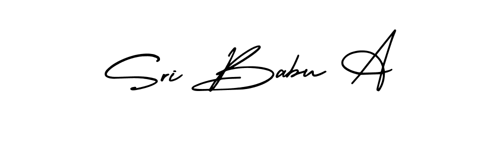 Create a beautiful signature design for name Sri Babu A. With this signature (AmerikaSignatureDemo-Regular) fonts, you can make a handwritten signature for free. Sri Babu A signature style 3 images and pictures png
