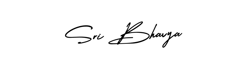 Create a beautiful signature design for name Sri Bhavya. With this signature (AmerikaSignatureDemo-Regular) fonts, you can make a handwritten signature for free. Sri Bhavya signature style 3 images and pictures png