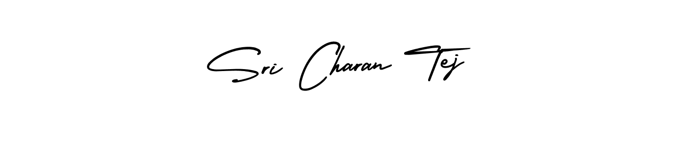 Also You can easily find your signature by using the search form. We will create Sri Charan Tej name handwritten signature images for you free of cost using AmerikaSignatureDemo-Regular sign style. Sri Charan Tej signature style 3 images and pictures png