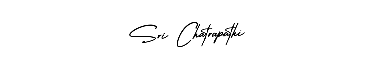 How to make Sri Chatrapathi name signature. Use AmerikaSignatureDemo-Regular style for creating short signs online. This is the latest handwritten sign. Sri Chatrapathi signature style 3 images and pictures png