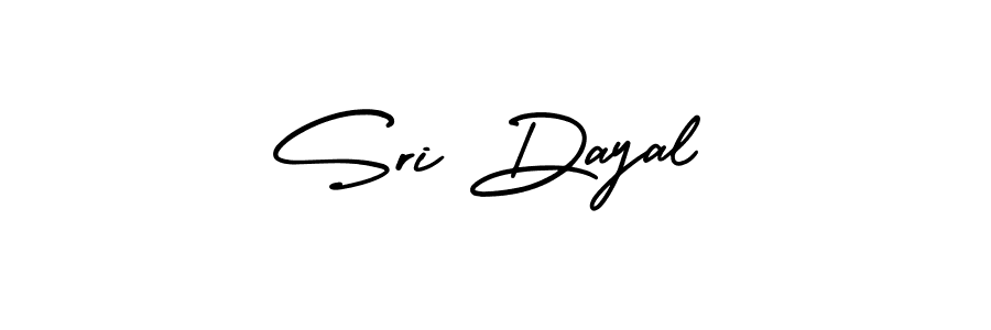 How to make Sri Dayal name signature. Use AmerikaSignatureDemo-Regular style for creating short signs online. This is the latest handwritten sign. Sri Dayal signature style 3 images and pictures png