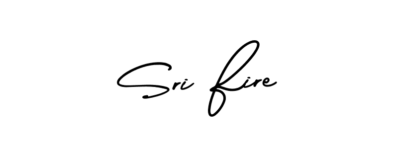How to make Sri Fire signature? AmerikaSignatureDemo-Regular is a professional autograph style. Create handwritten signature for Sri Fire name. Sri Fire signature style 3 images and pictures png