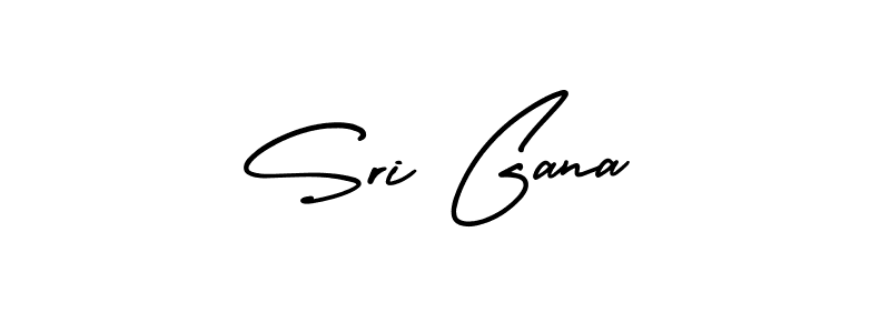 You should practise on your own different ways (AmerikaSignatureDemo-Regular) to write your name (Sri Gana) in signature. don't let someone else do it for you. Sri Gana signature style 3 images and pictures png