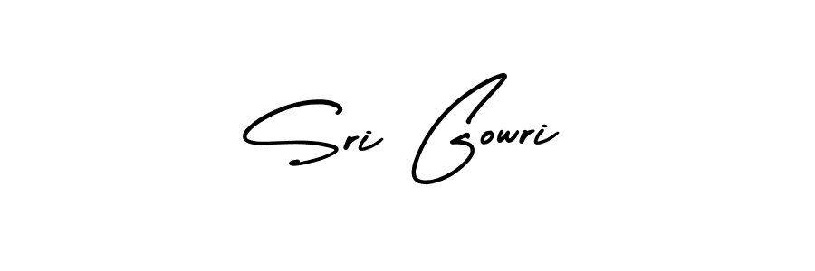 It looks lik you need a new signature style for name Sri Gowri. Design unique handwritten (AmerikaSignatureDemo-Regular) signature with our free signature maker in just a few clicks. Sri Gowri signature style 3 images and pictures png