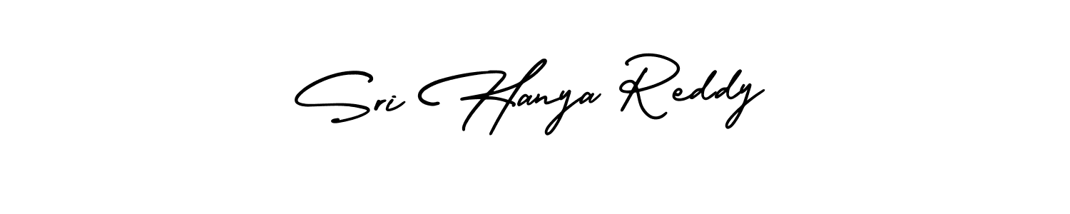 Create a beautiful signature design for name Sri Hanya Reddy. With this signature (AmerikaSignatureDemo-Regular) fonts, you can make a handwritten signature for free. Sri Hanya Reddy signature style 3 images and pictures png