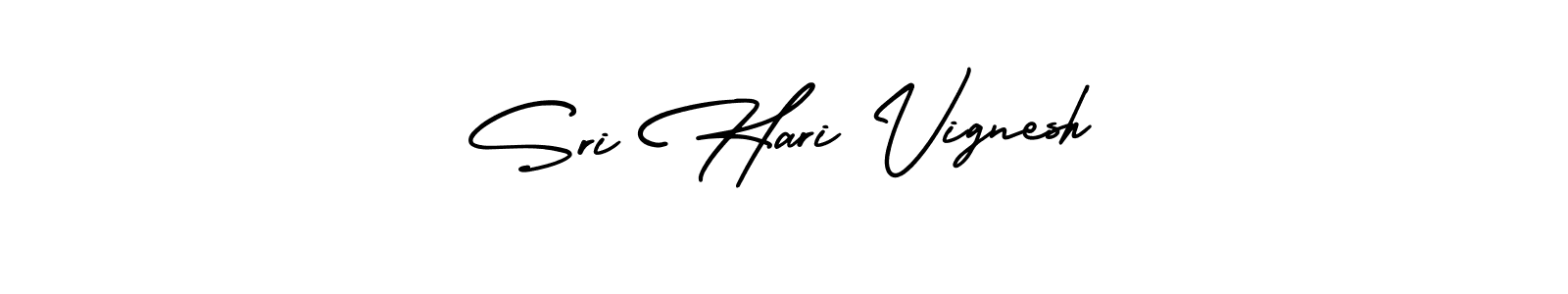 How to make Sri Hari Vignesh signature? AmerikaSignatureDemo-Regular is a professional autograph style. Create handwritten signature for Sri Hari Vignesh name. Sri Hari Vignesh signature style 3 images and pictures png