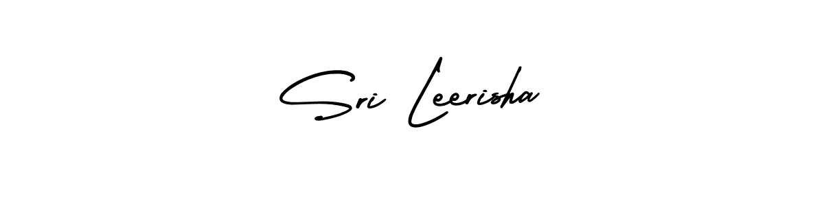 How to make Sri Leerisha signature? AmerikaSignatureDemo-Regular is a professional autograph style. Create handwritten signature for Sri Leerisha name. Sri Leerisha signature style 3 images and pictures png
