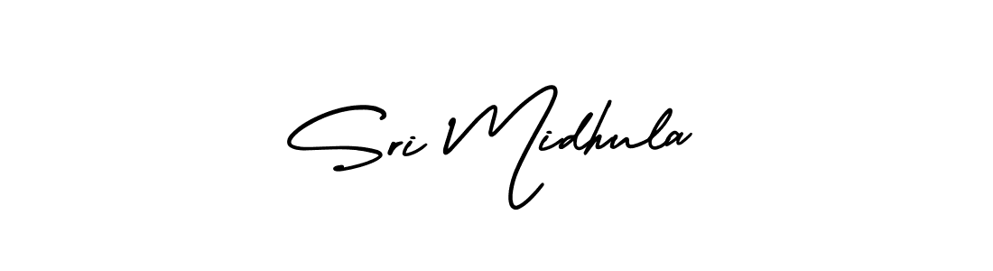 Also we have Sri Midhula name is the best signature style. Create professional handwritten signature collection using AmerikaSignatureDemo-Regular autograph style. Sri Midhula signature style 3 images and pictures png