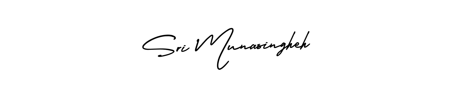 How to Draw Sri Munasingheh signature style? AmerikaSignatureDemo-Regular is a latest design signature styles for name Sri Munasingheh. Sri Munasingheh signature style 3 images and pictures png