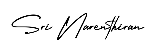 Design your own signature with our free online signature maker. With this signature software, you can create a handwritten (AmerikaSignatureDemo-Regular) signature for name Sri Narenthiran. Sri Narenthiran signature style 3 images and pictures png