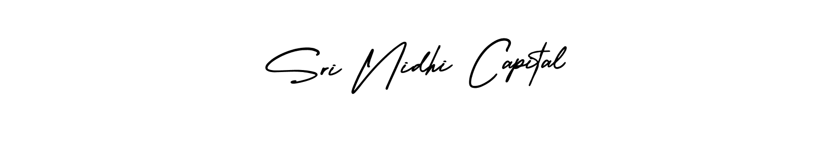 AmerikaSignatureDemo-Regular is a professional signature style that is perfect for those who want to add a touch of class to their signature. It is also a great choice for those who want to make their signature more unique. Get Sri Nidhi Capital name to fancy signature for free. Sri Nidhi Capital signature style 3 images and pictures png