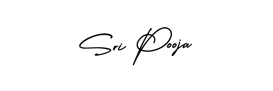 It looks lik you need a new signature style for name Sri Pooja. Design unique handwritten (AmerikaSignatureDemo-Regular) signature with our free signature maker in just a few clicks. Sri Pooja signature style 3 images and pictures png
