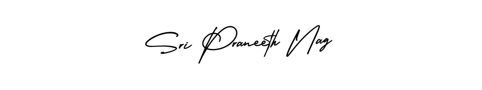 Make a beautiful signature design for name Sri Praneeth Nag. With this signature (AmerikaSignatureDemo-Regular) style, you can create a handwritten signature for free. Sri Praneeth Nag signature style 3 images and pictures png