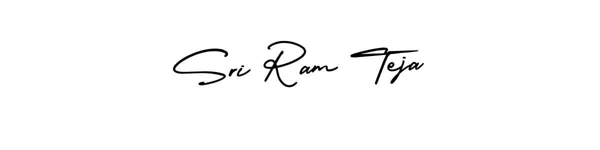 Make a short Sri Ram Teja signature style. Manage your documents anywhere anytime using AmerikaSignatureDemo-Regular. Create and add eSignatures, submit forms, share and send files easily. Sri Ram Teja signature style 3 images and pictures png