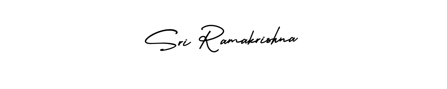 You should practise on your own different ways (AmerikaSignatureDemo-Regular) to write your name (Sri Ramakrishna) in signature. don't let someone else do it for you. Sri Ramakrishna signature style 3 images and pictures png