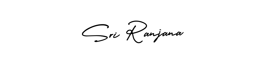 Sri Ranjana stylish signature style. Best Handwritten Sign (AmerikaSignatureDemo-Regular) for my name. Handwritten Signature Collection Ideas for my name Sri Ranjana. Sri Ranjana signature style 3 images and pictures png