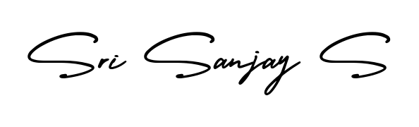 Here are the top professional signature styles for the name Sri Sanjay S. These are the best autograph styles you can use for your name. Sri Sanjay S signature style 3 images and pictures png
