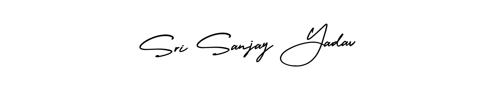 How to make Sri Sanjay Yadav signature? AmerikaSignatureDemo-Regular is a professional autograph style. Create handwritten signature for Sri Sanjay Yadav name. Sri Sanjay Yadav signature style 3 images and pictures png