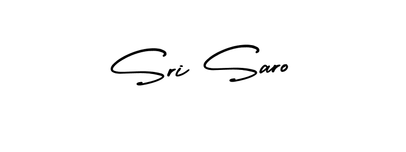 How to make Sri Saro signature? AmerikaSignatureDemo-Regular is a professional autograph style. Create handwritten signature for Sri Saro name. Sri Saro signature style 3 images and pictures png