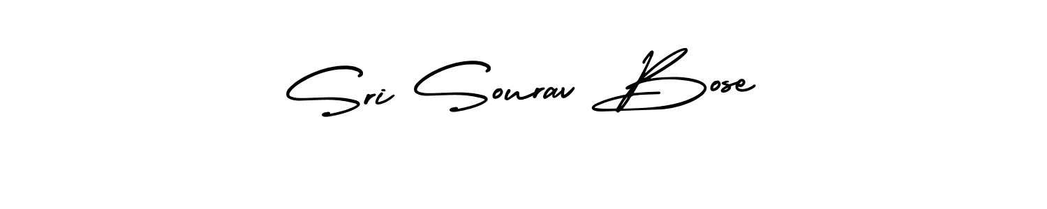 It looks lik you need a new signature style for name Sri Sourav Bose. Design unique handwritten (AmerikaSignatureDemo-Regular) signature with our free signature maker in just a few clicks. Sri Sourav Bose signature style 3 images and pictures png