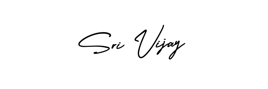 The best way (AmerikaSignatureDemo-Regular) to make a short signature is to pick only two or three words in your name. The name Sri Vijay include a total of six letters. For converting this name. Sri Vijay signature style 3 images and pictures png