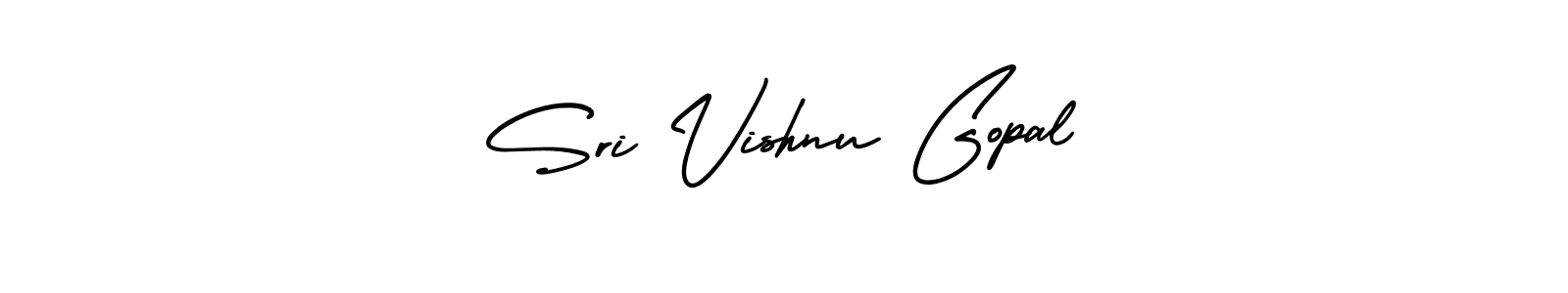 Design your own signature with our free online signature maker. With this signature software, you can create a handwritten (AmerikaSignatureDemo-Regular) signature for name Sri Vishnu Gopal. Sri Vishnu Gopal signature style 3 images and pictures png