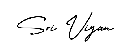 Elevate your brand with a stunning Sri Viyan eSignature. The AmerikaSignatureDemo-Regular style provides a balanced, flowing aesthetic for everyday signing. Sri Viyan signature style 3 images and pictures png