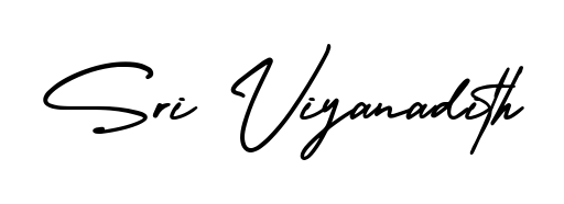 Make a short Sri Viyanadith signature style. Manage your documents anywhere anytime using AmerikaSignatureDemo-Regular. Create and add eSignatures, submit forms, share and send files easily. Sri Viyanadith signature style 3 images and pictures png
