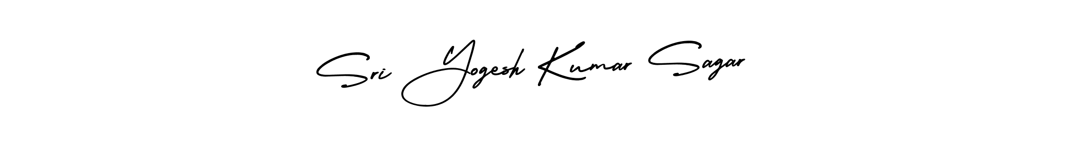This is the best signature style for the Sri Yogesh Kumar Sagar name. Also you like these signature font (AmerikaSignatureDemo-Regular). Mix name signature. Sri Yogesh Kumar Sagar signature style 3 images and pictures png