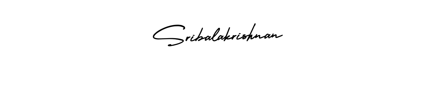 Also we have Sribalakrishnan name is the best signature style. Create professional handwritten signature collection using AmerikaSignatureDemo-Regular autograph style. Sribalakrishnan signature style 3 images and pictures png