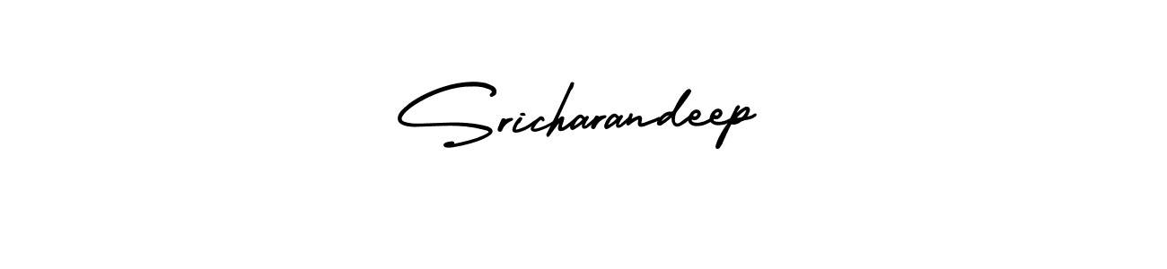 How to Draw Sricharandeep signature style? AmerikaSignatureDemo-Regular is a latest design signature styles for name Sricharandeep. Sricharandeep signature style 3 images and pictures png