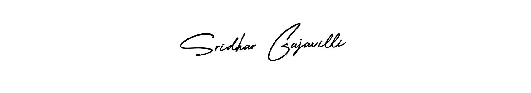 This is the best signature style for the Sridhar Gajavilli name. Also you like these signature font (AmerikaSignatureDemo-Regular). Mix name signature. Sridhar Gajavilli signature style 3 images and pictures png