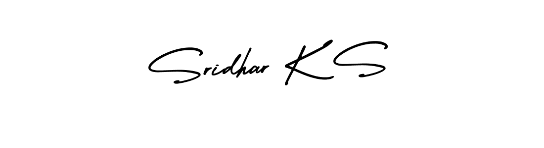 Sridhar K S stylish signature style. Best Handwritten Sign (AmerikaSignatureDemo-Regular) for my name. Handwritten Signature Collection Ideas for my name Sridhar K S. Sridhar K S signature style 3 images and pictures png