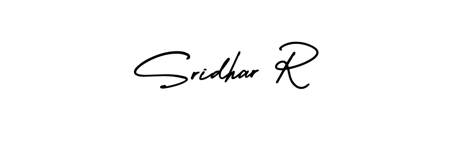 How to make Sridhar R signature? AmerikaSignatureDemo-Regular is a professional autograph style. Create handwritten signature for Sridhar R name. Sridhar R signature style 3 images and pictures png