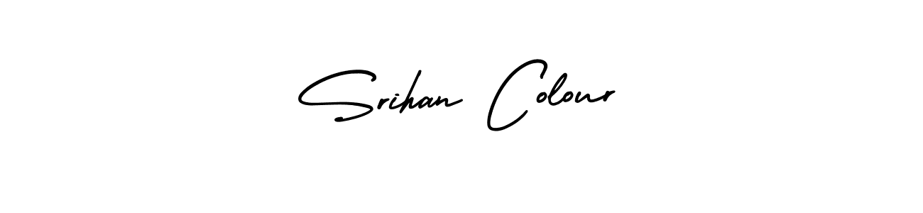 Design your own signature with our free online signature maker. With this signature software, you can create a handwritten (AmerikaSignatureDemo-Regular) signature for name Srihan Colour. Srihan Colour signature style 3 images and pictures png