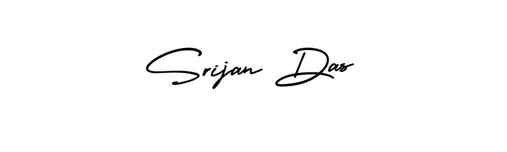 The best way (AmerikaSignatureDemo-Regular) to make a short signature is to pick only two or three words in your name. The name Srijan Das include a total of six letters. For converting this name. Srijan Das signature style 3 images and pictures png